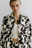 Tasha Cow Print Shacket
