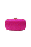 Womens Rhinestones Evening Clutch in Satin