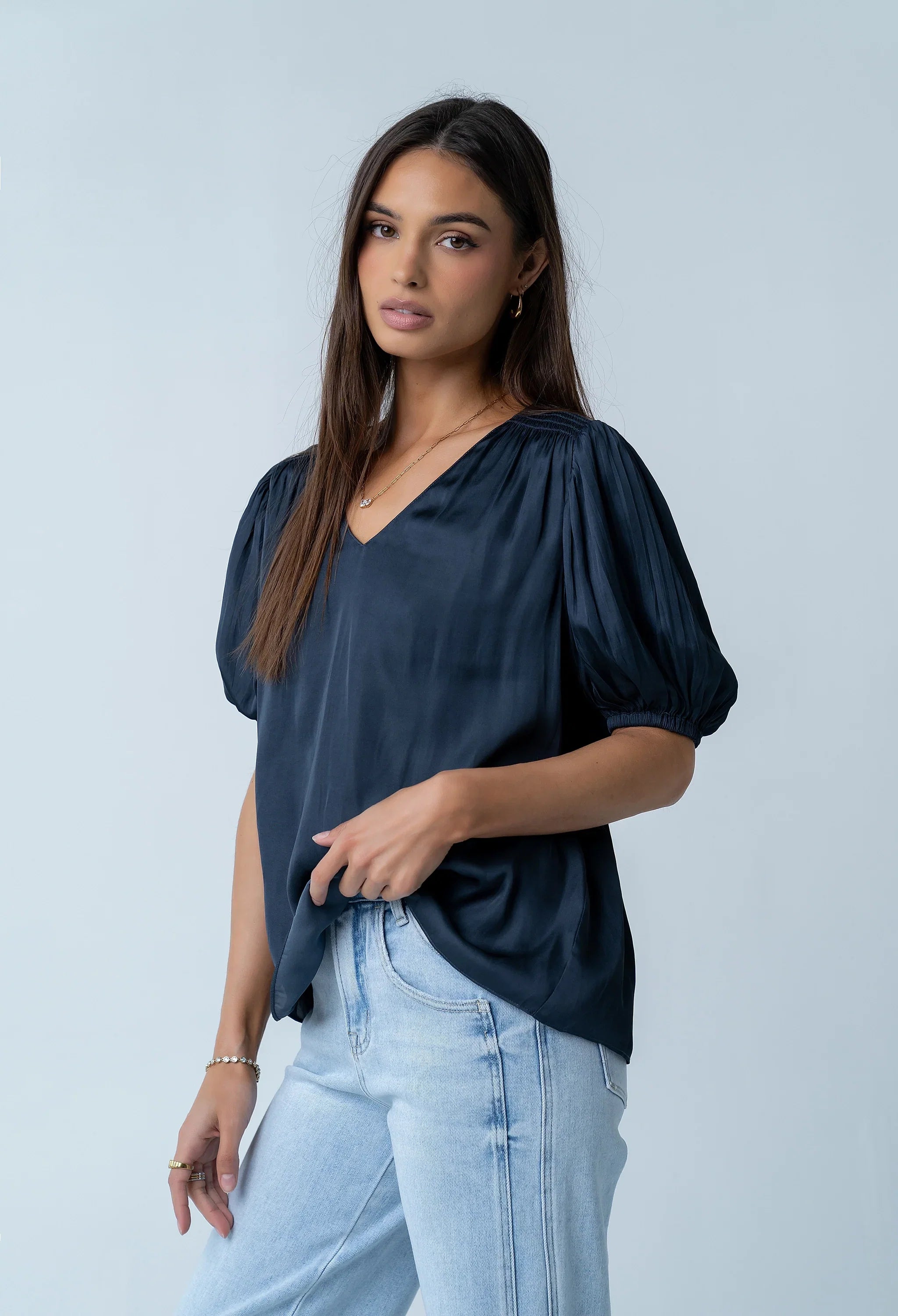 Regina Smocked Blouse