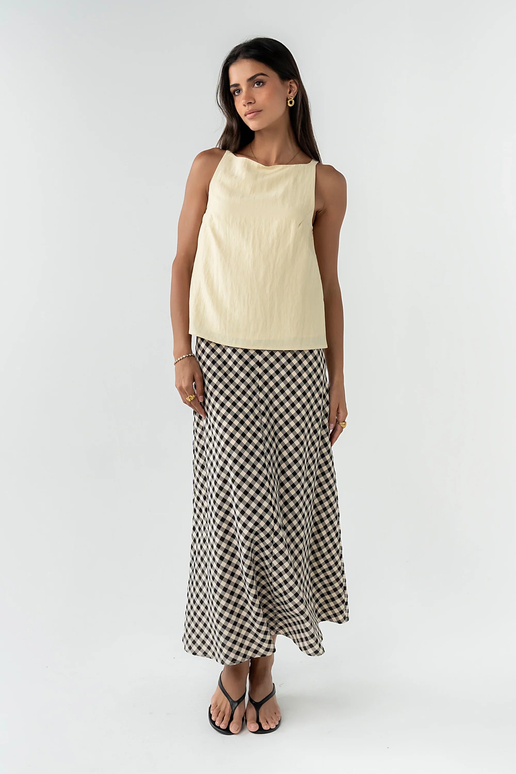 Zola Tank Top in Yellow