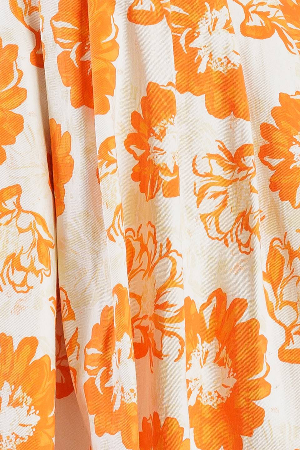 TANGERINE MIMOSAS ORANGE FLORAL MINI DRESS FINAL SALE