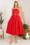 DAYS THAT FADE WOVEN MIDI DRESS FINAL SALE