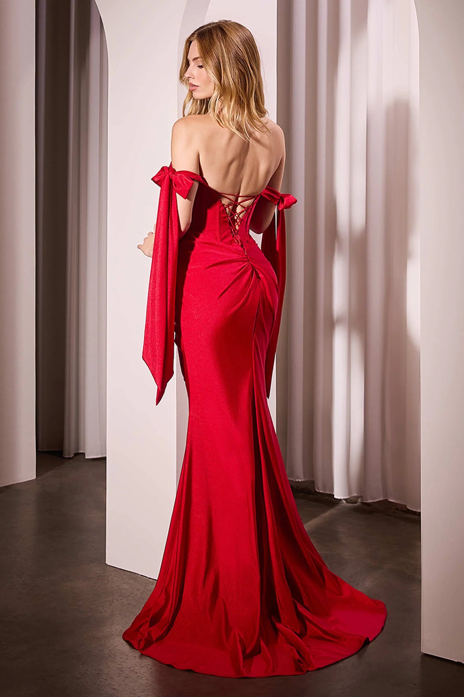 Knightly Gown Stretch Spandex Dress With Arm Ties