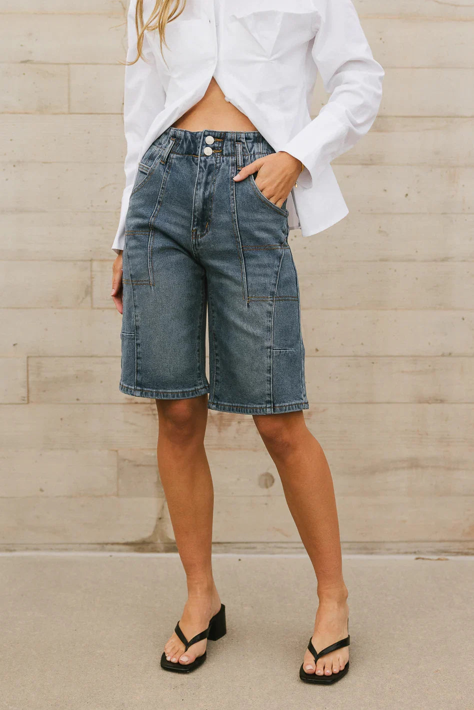 Ashtyn Denim Bermudas FINAL SALE