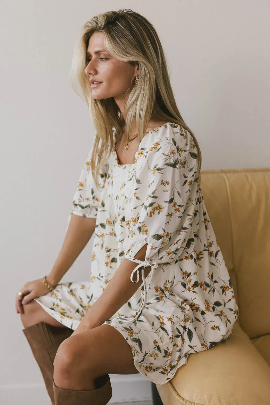 Suzanette Floral Mini Dress FINAL SALE