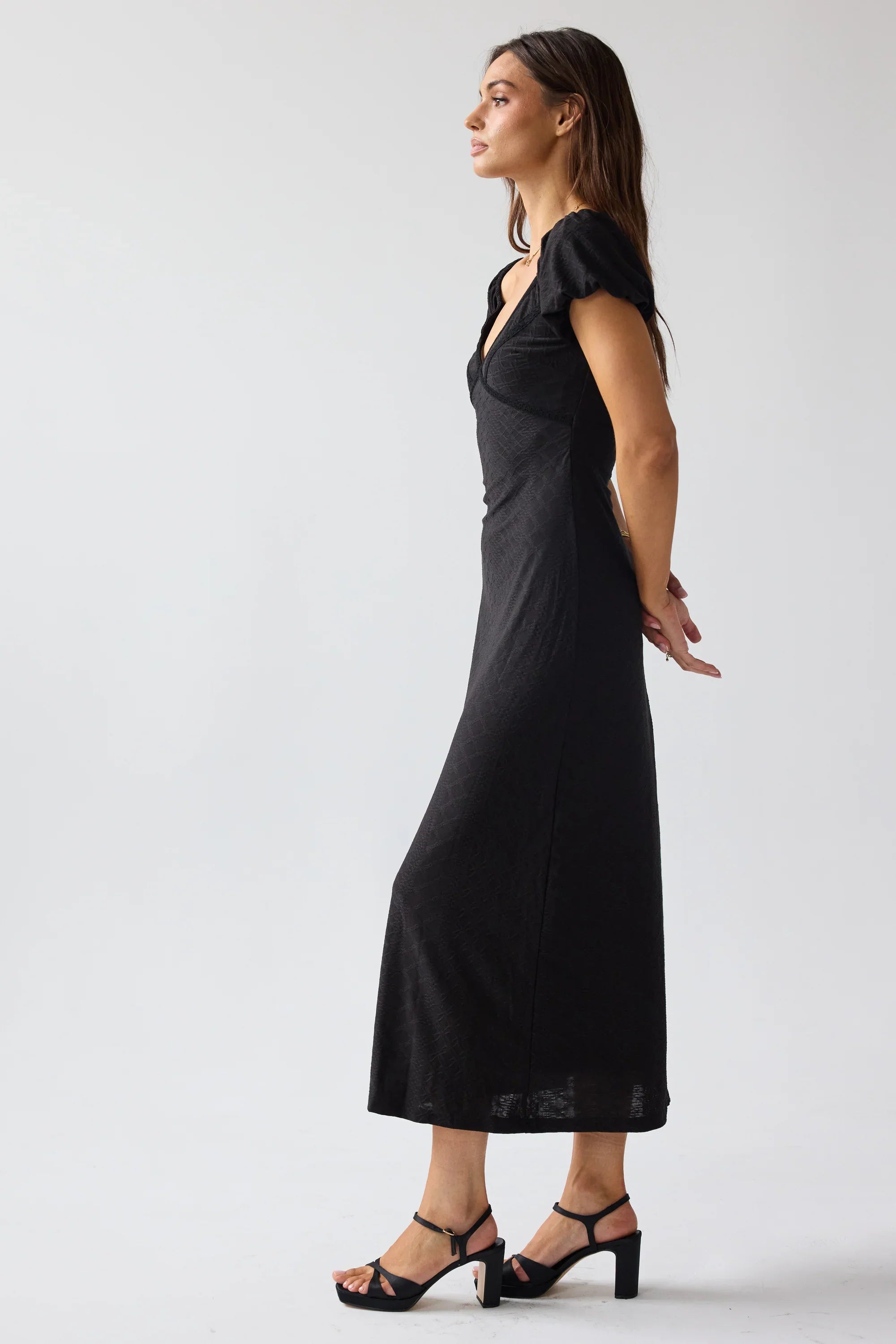 Cammie Maxi Dress in Black FINAL SALE