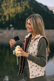 Fletcher Quilted Floral Vest FINAL SALE