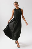 Carmina Tiered Dress in Black FINAL SALE