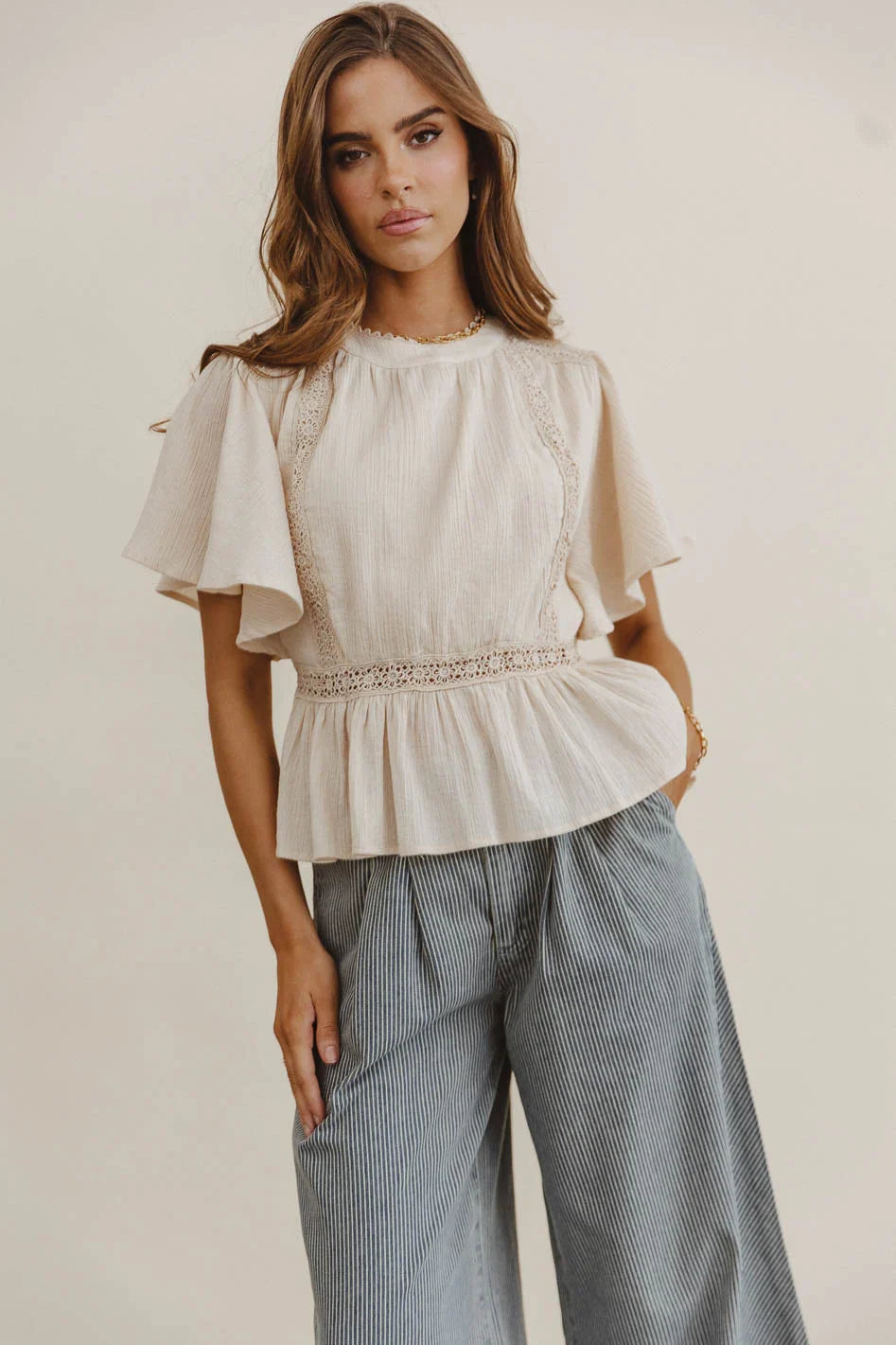 Gwen Textured Blouse FINAL SALE