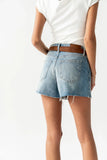 Jessi Suede Belt in Brown