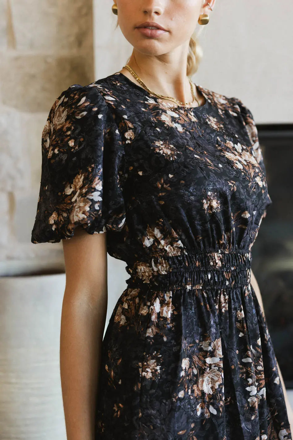 Mirren Floral Midi Dress FINAL SALE