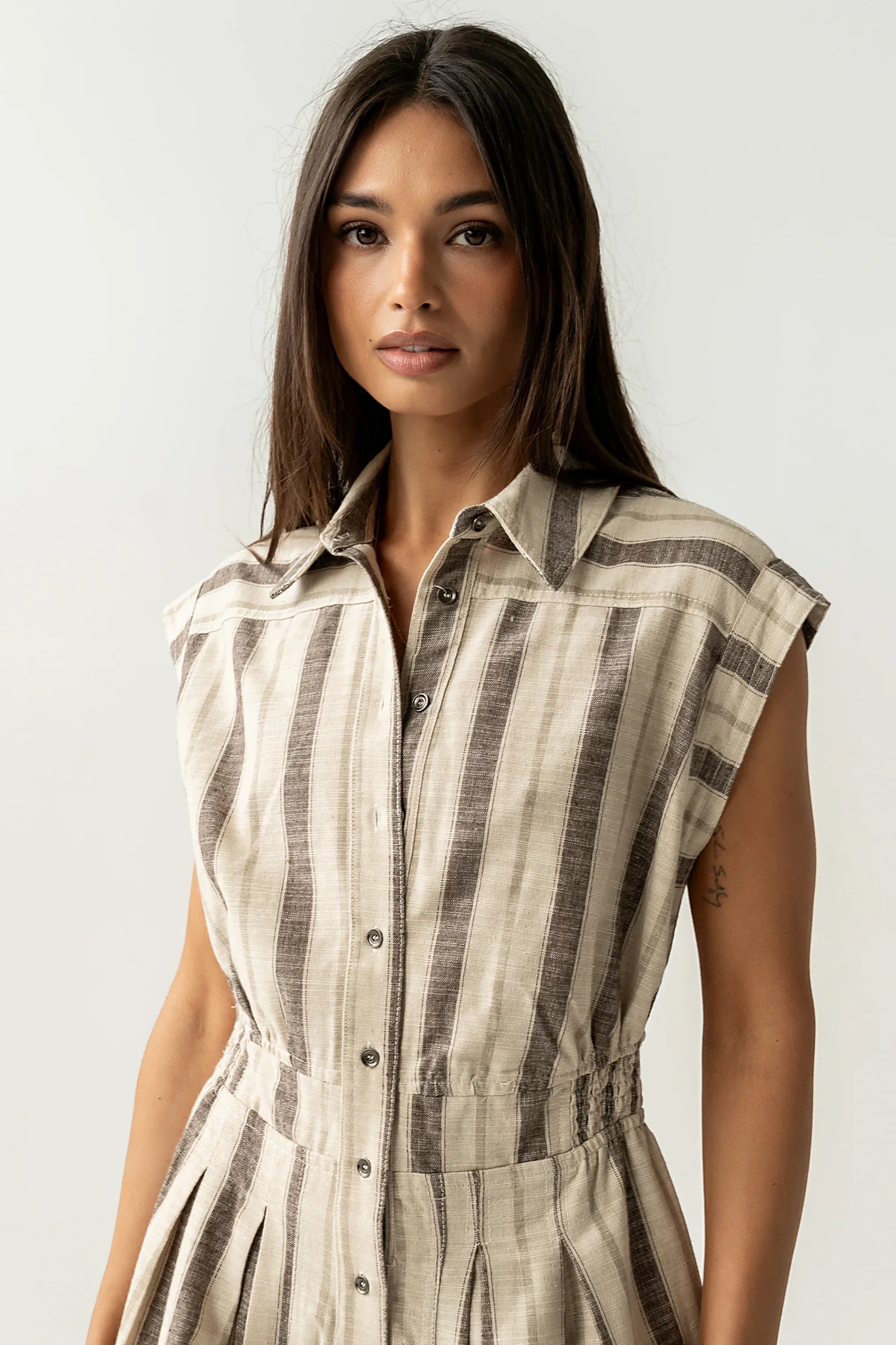 Maggie Striped Parachute Jumpsuit