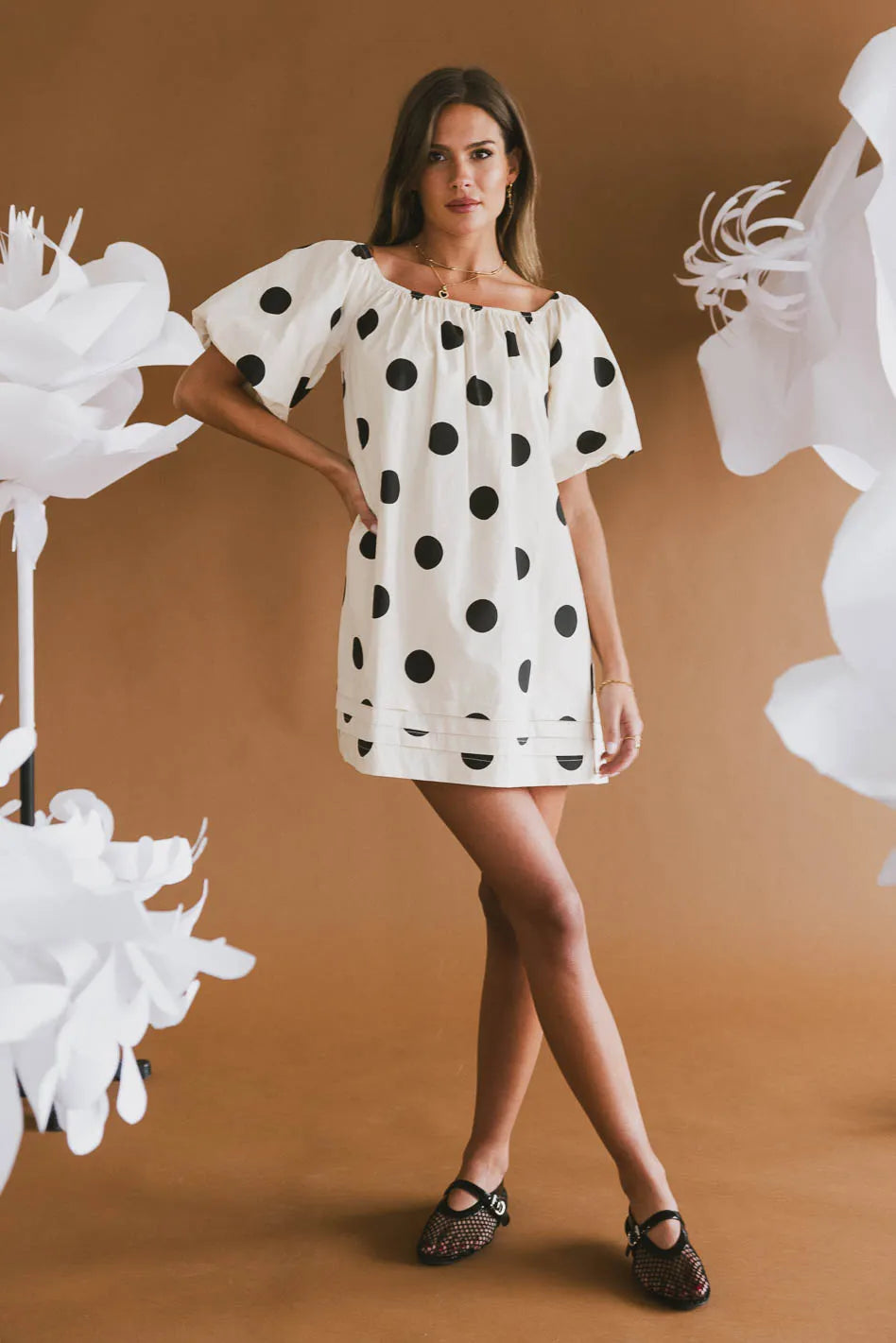 Rhett Polka Dot Babydoll Dress FINAL SALE