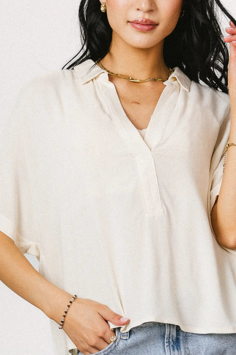 Una Collared Blouse FINAL SALE