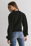 Amber Knit Sweater in Black FINAL SALE