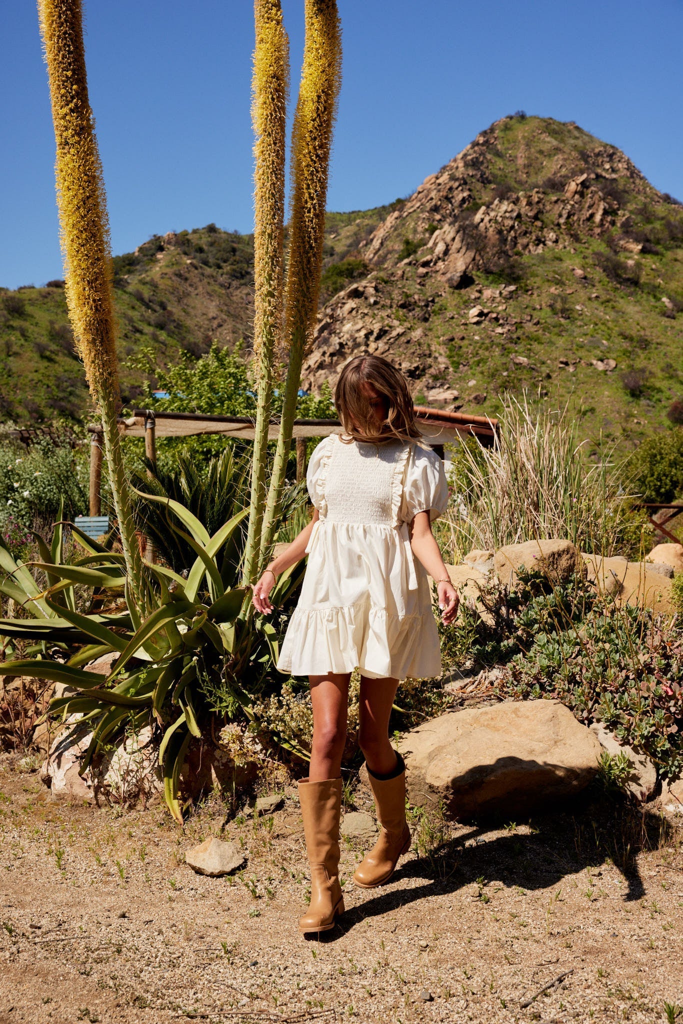 Mei Smocked Mini Dress FINAL SALE