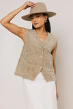 Devon Corduroy Vest FINAL SALE