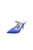 Party Pointed Toe Crystal Strap High Heels