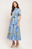 SWEET SOPHISTICATE SHORT SLEEVE MIDI DRESS