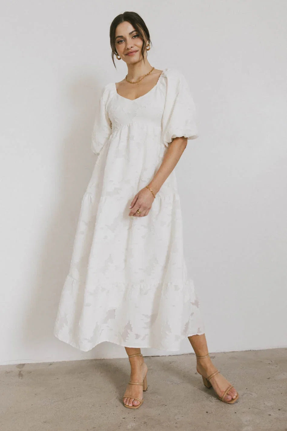 Bethany Maxi Dress in Ivory FINAL SALE