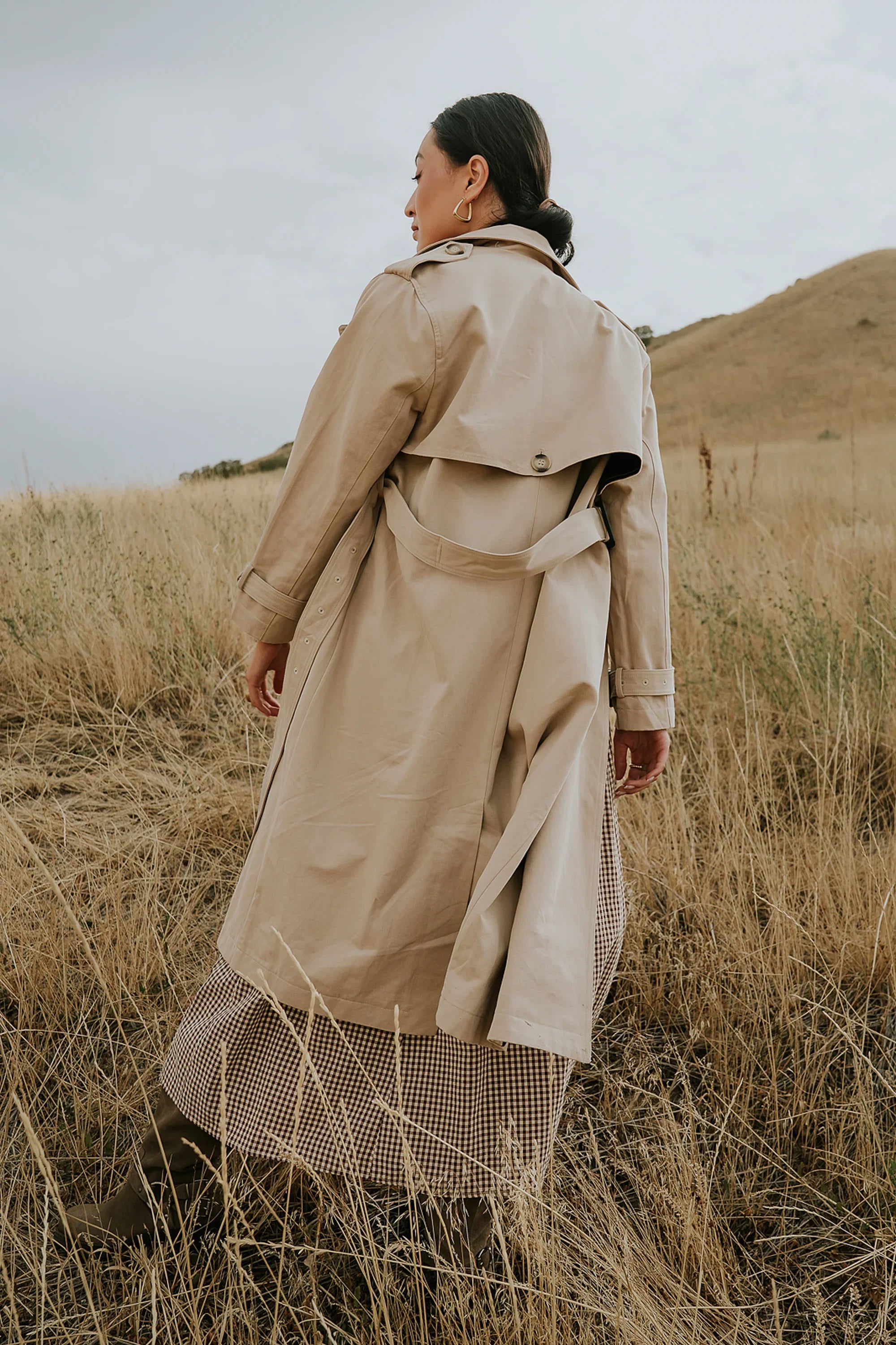 Rachel Trench Coat in Tan FINAL SALE