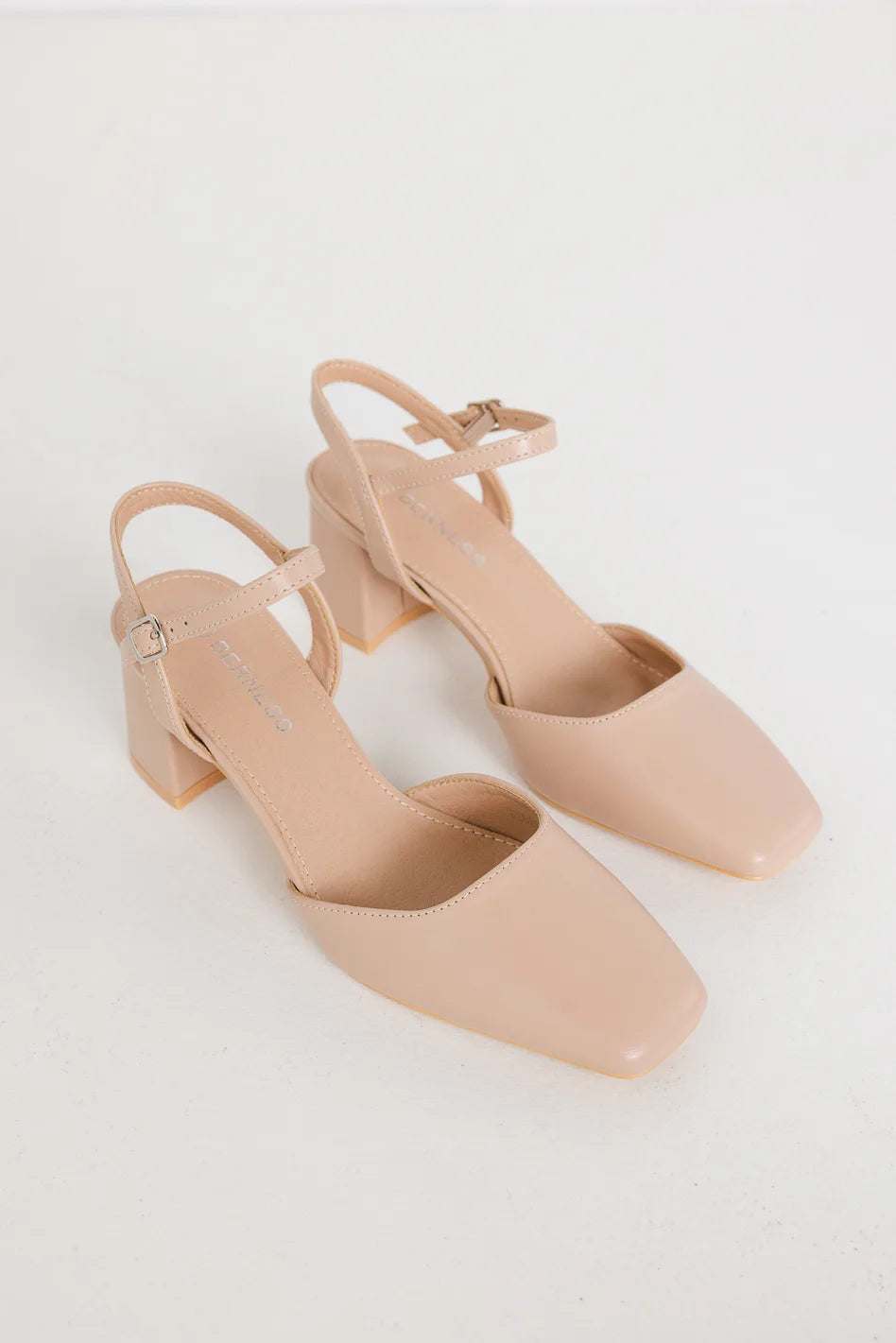 Georgia Heels in Beige