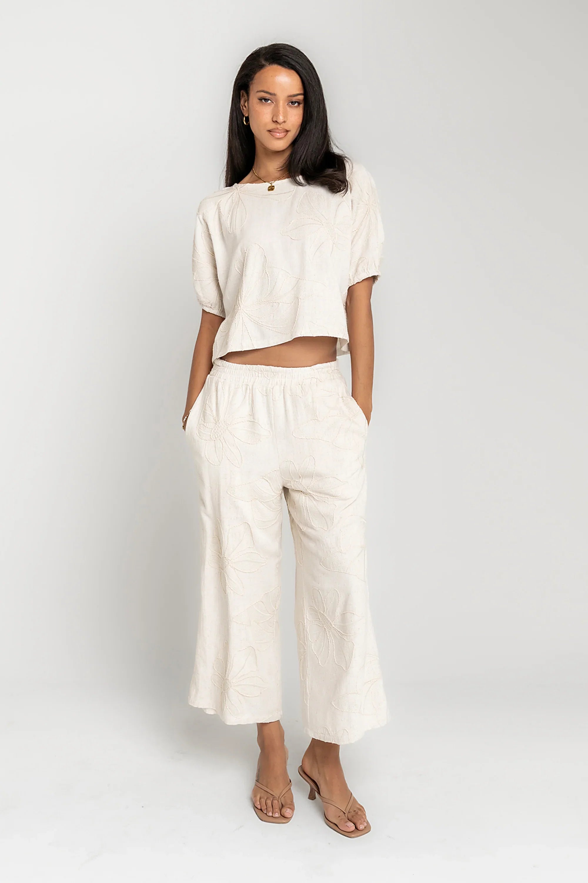 Kortney Floral Wide Leg Pants