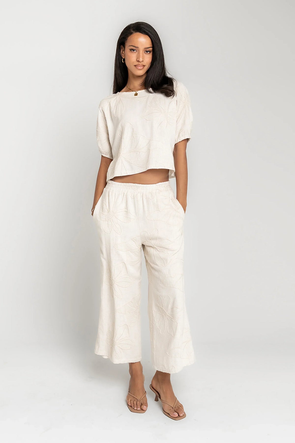 Kortney Floral Wide Leg Pants