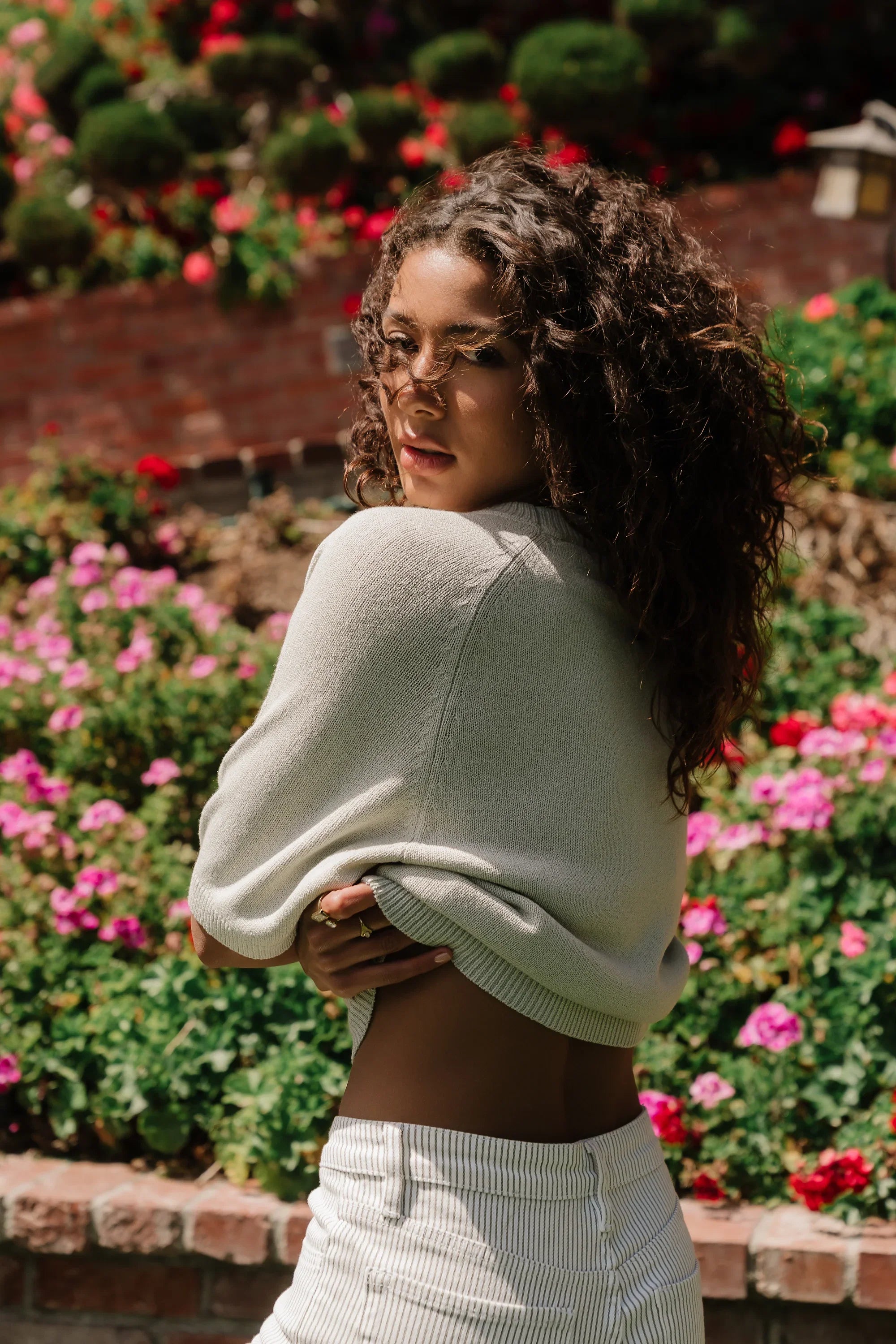 Camille Oversized Sweater in Mint