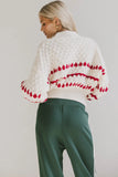 Inara Knit Sweater in Red FINAL SALE
