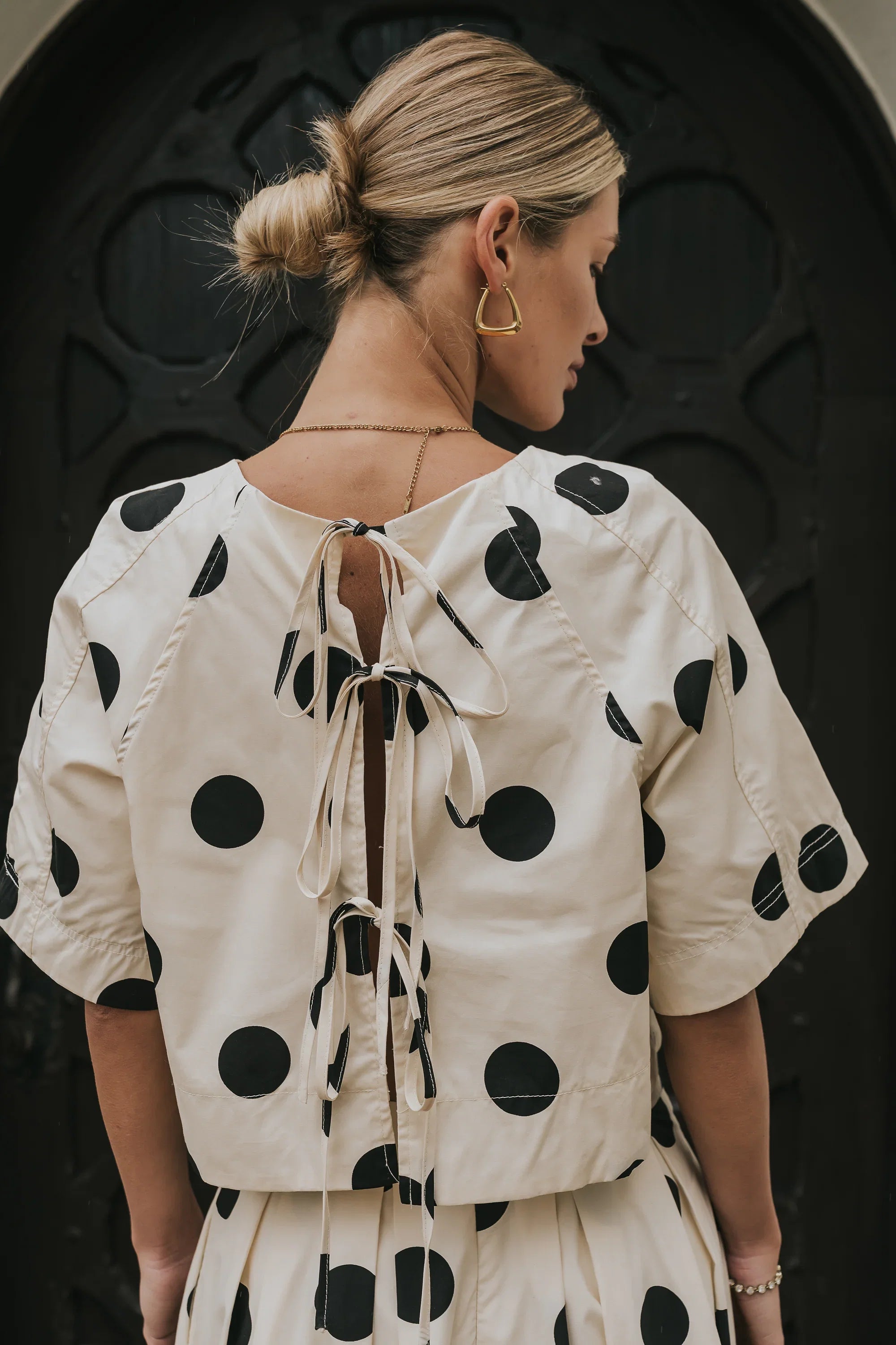 Jacklynn Polka Dot Blouse
