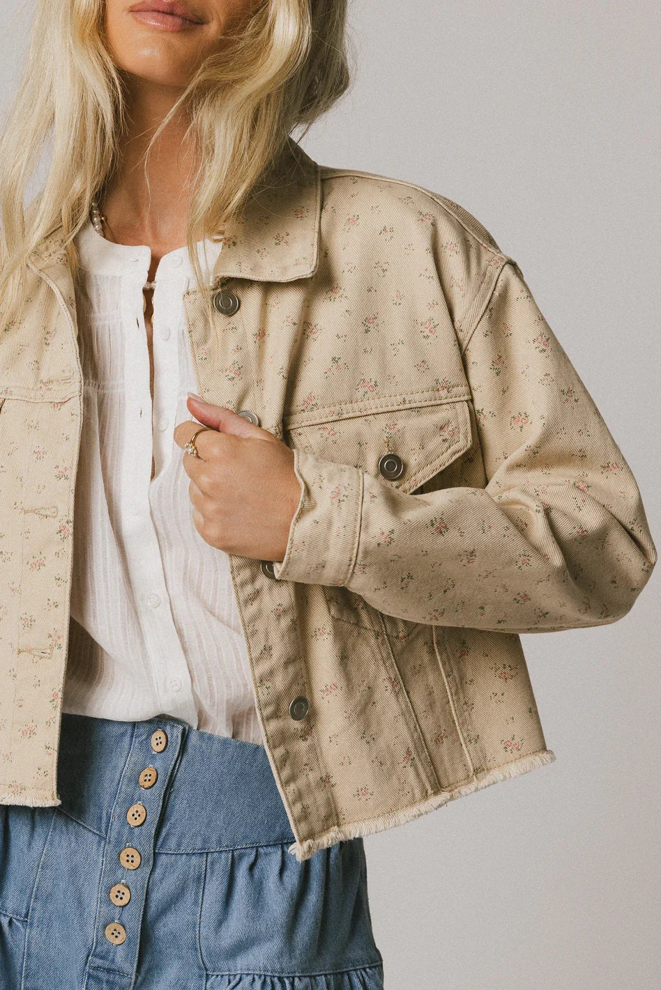 Dakota Floral Denim Jacket