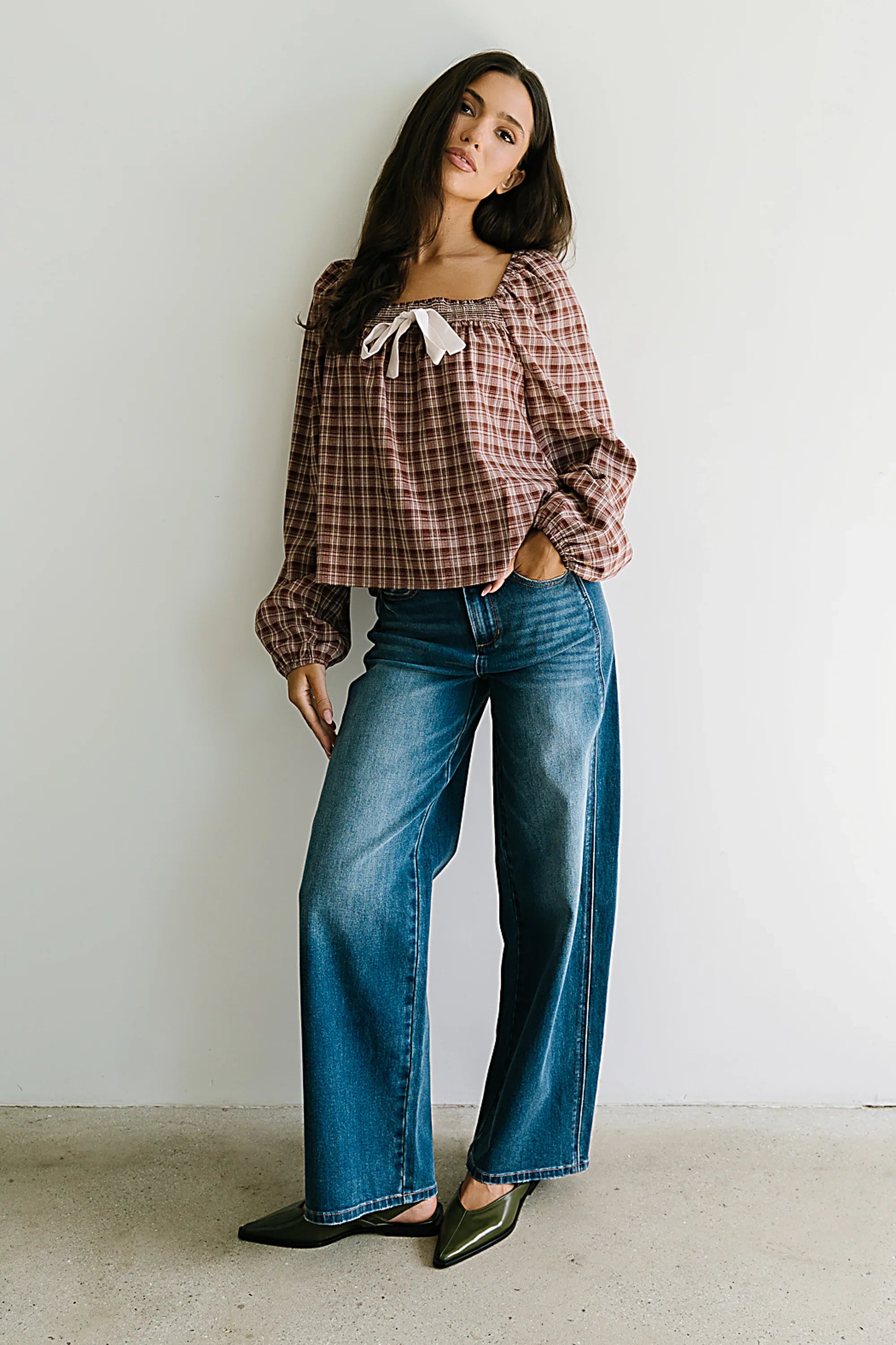 Eden Baggy Jeans in Dark Wash FINAL SALE