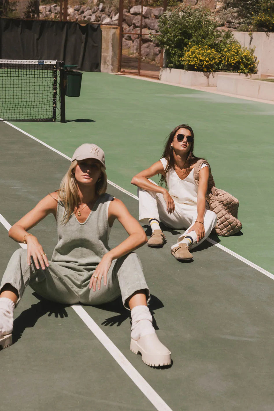 Marie Jumpsuit in Green FINAL SALE