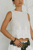 Miley Embroidered Tank Top