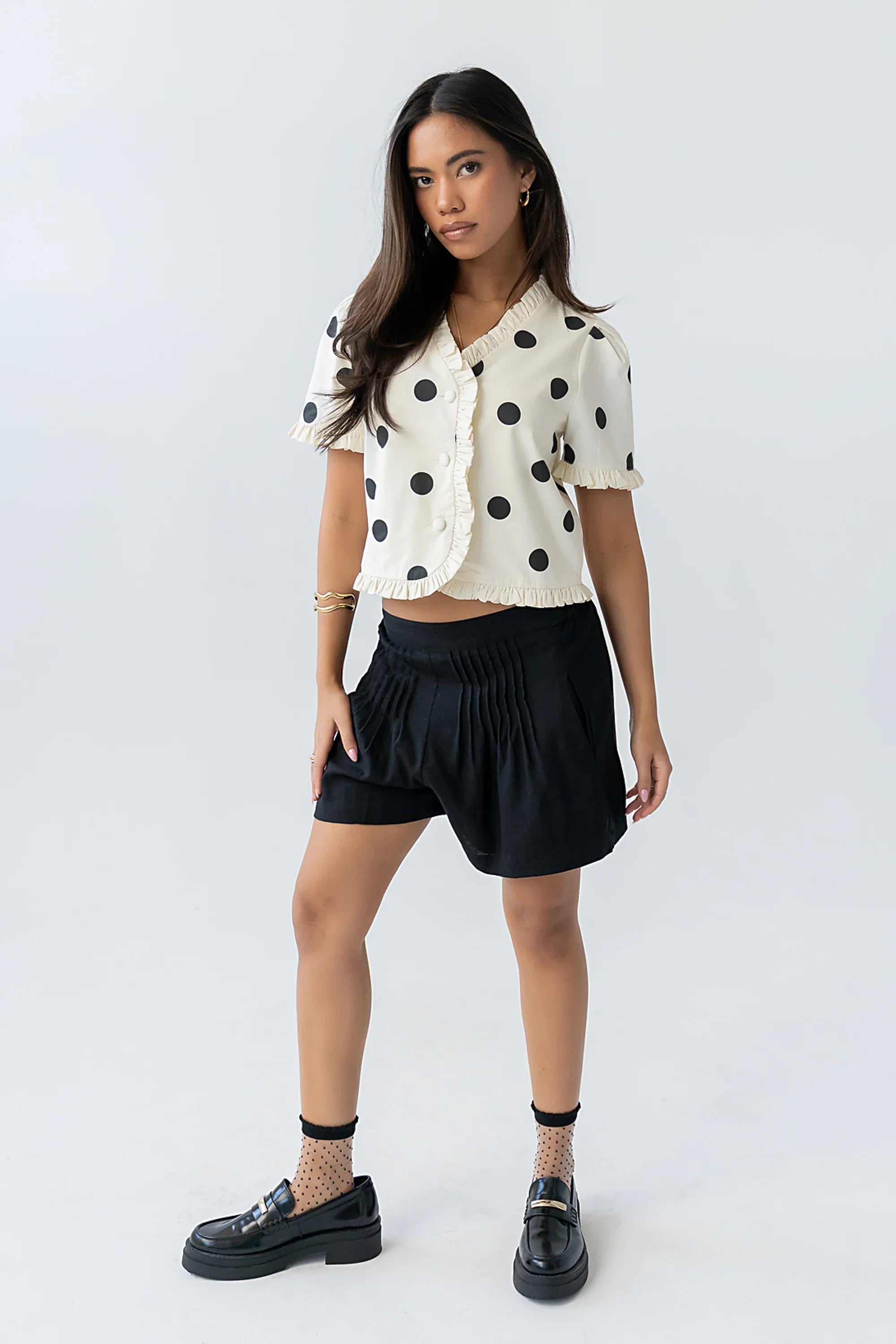 Tyla Polka Dot Blouse