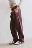 Ezra Sweatpants in Burgundy FINAL SALE