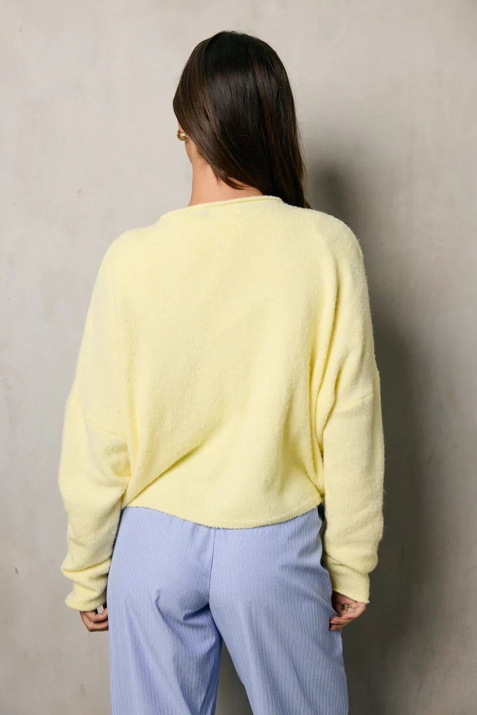 Maci Cardigan in Yellow FINAL SALE