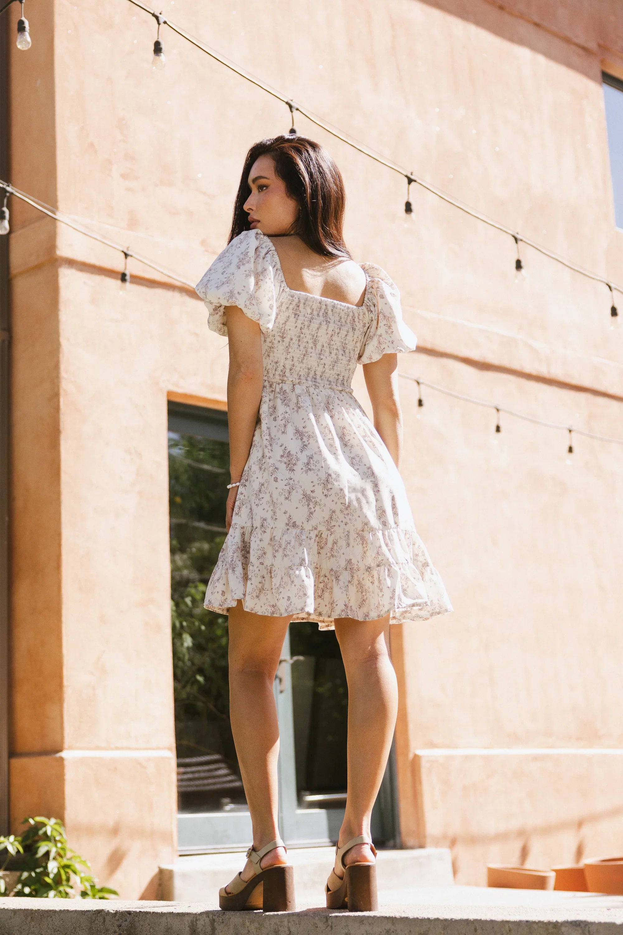 Ari Smocked Mini Dress FINAL SALE