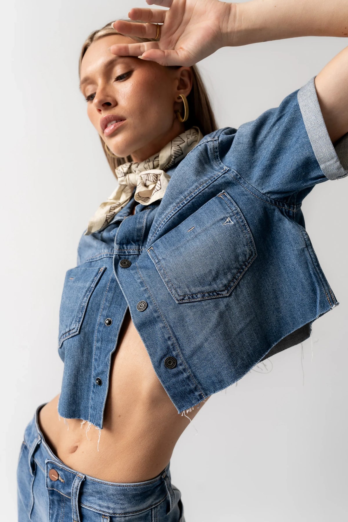 Nina Denim Button Up FINAL SALE