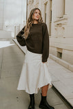 Everly Satin Midi Skirt FINAL SALE