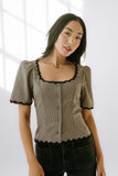 Marrel Gingham Blouse