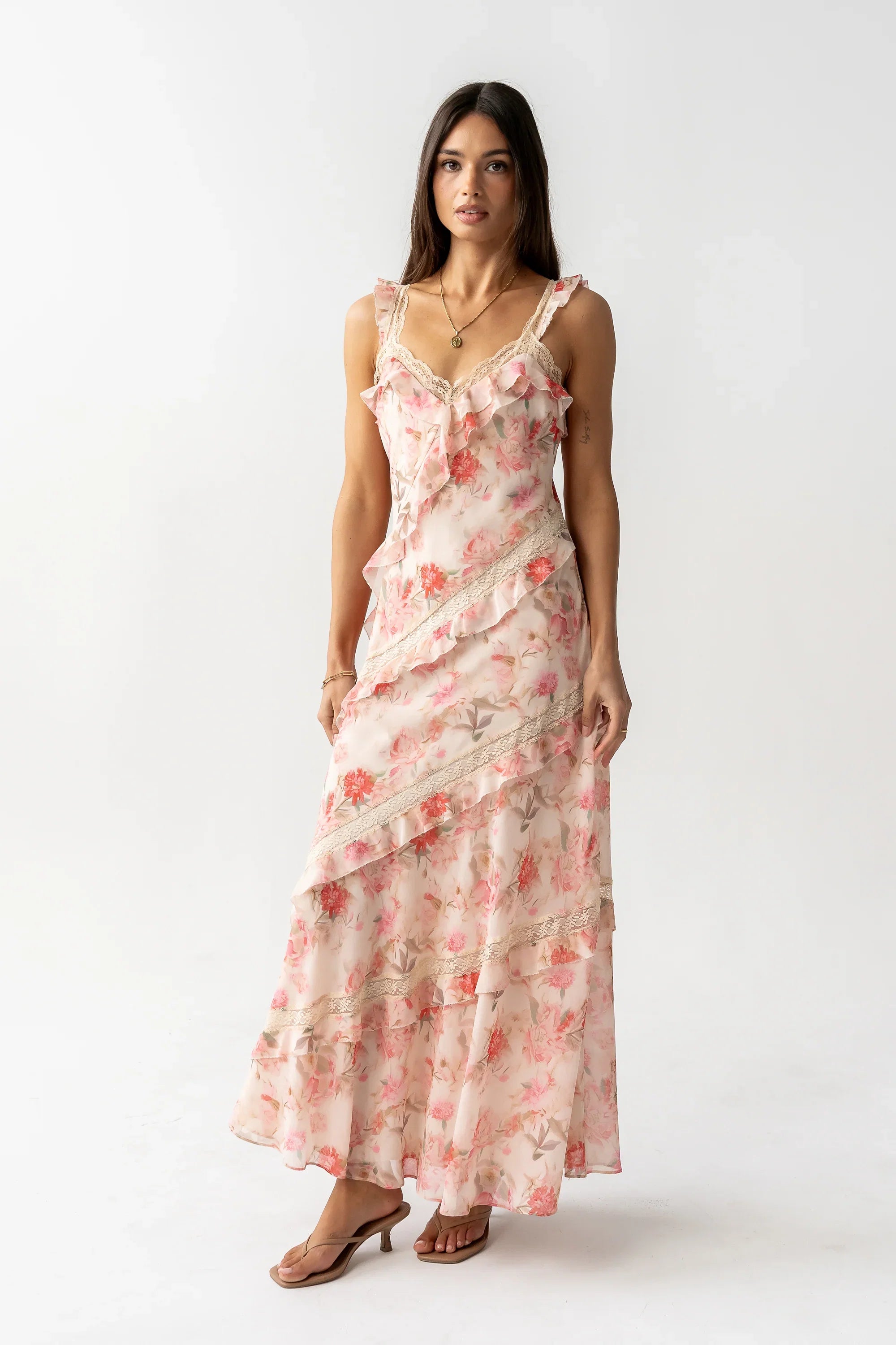 Franny Ruffle Maxi Dress