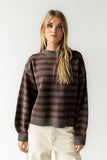 Josey Oversized Sweater in Red Brown