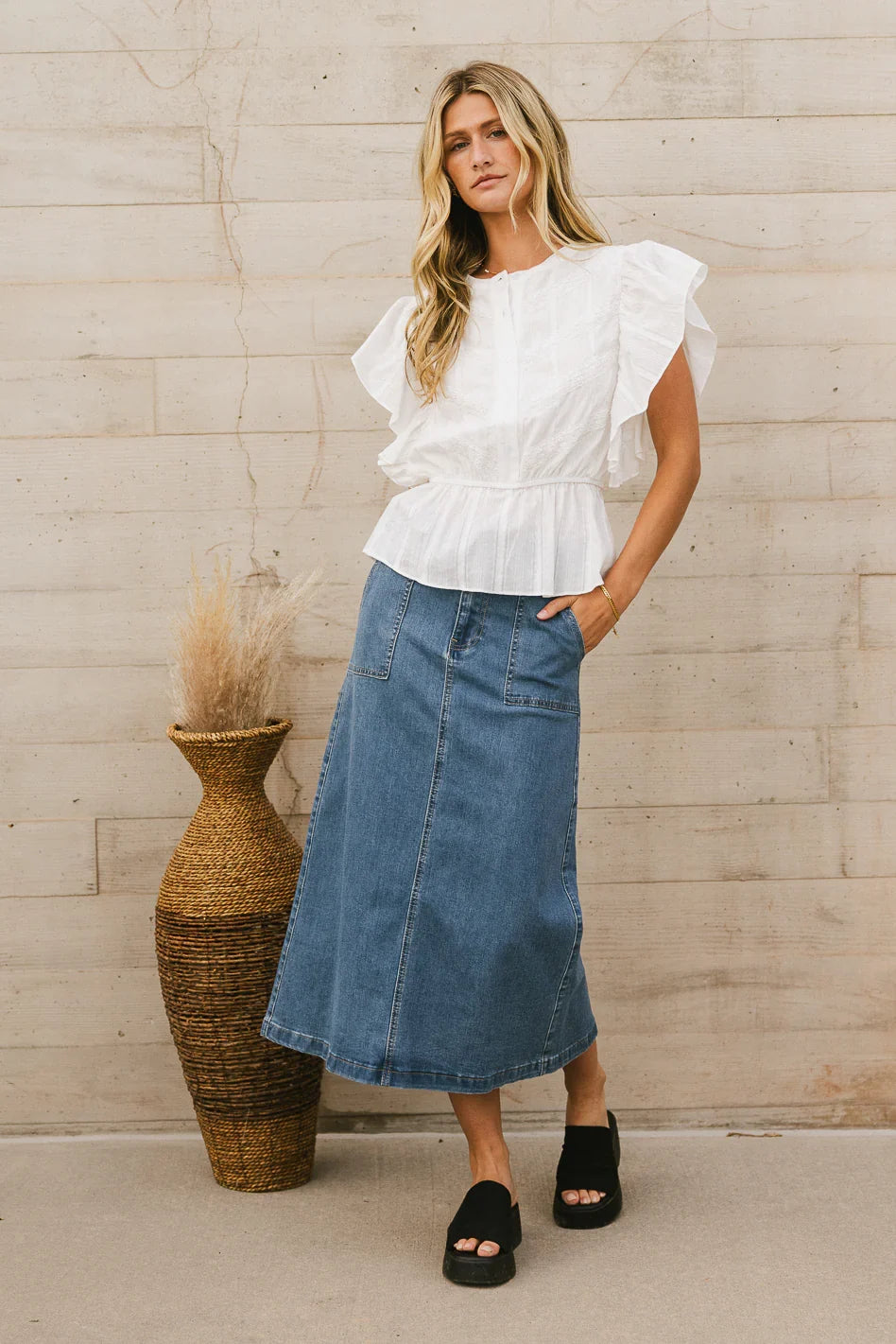 Marina Denim Skirt FINAL SALE