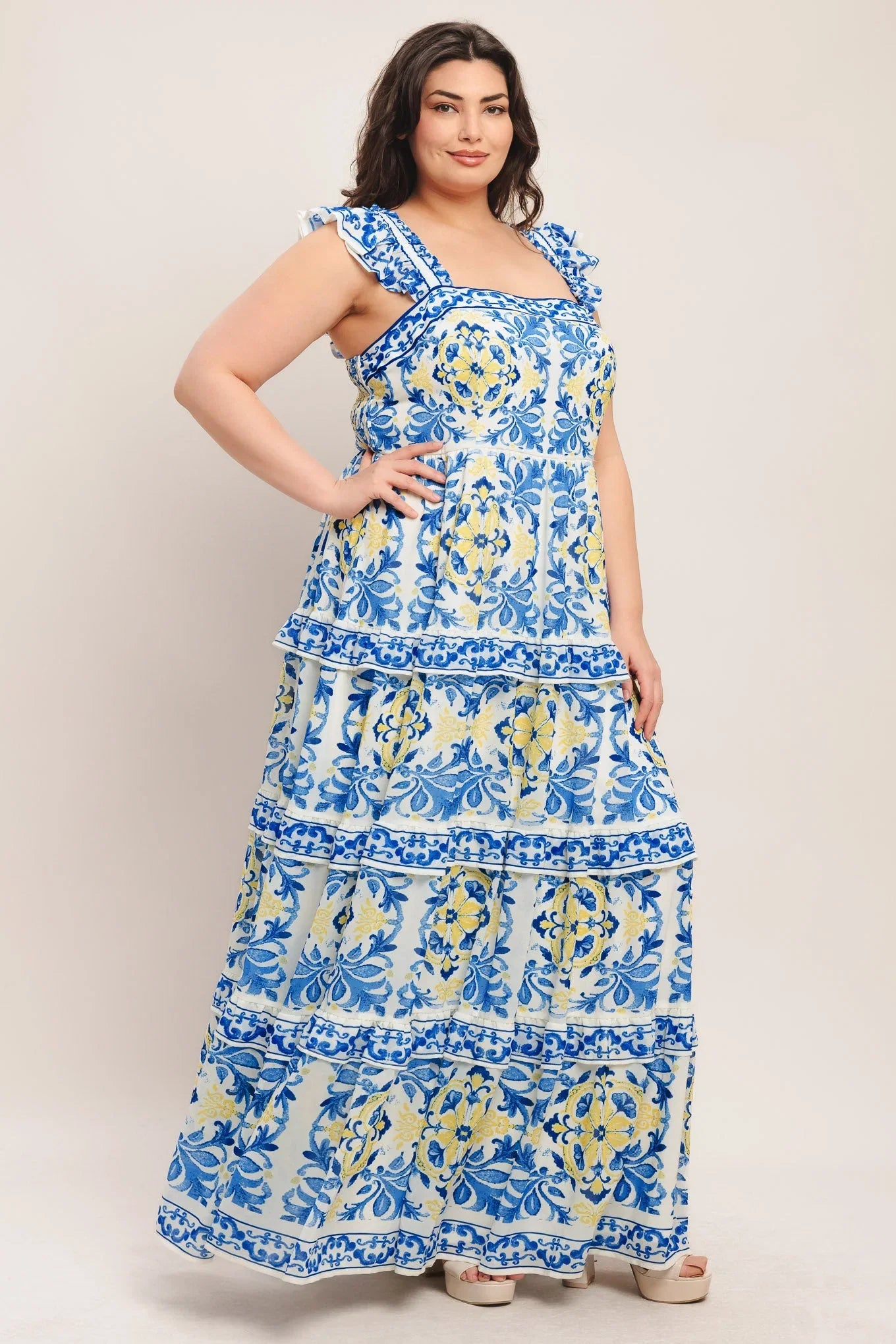 SALTY AIR SWEETHEART BLUE MAXI DRESS