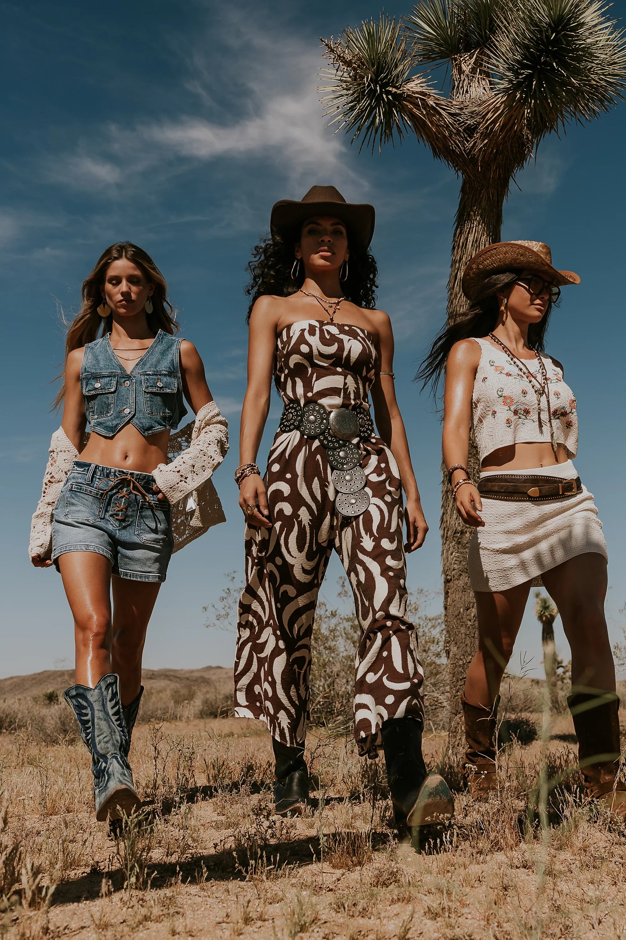 Quinton Cropped Denim Vest