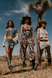 Quinton Cropped Denim Vest