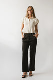 Camile Tapered Trouser in Black