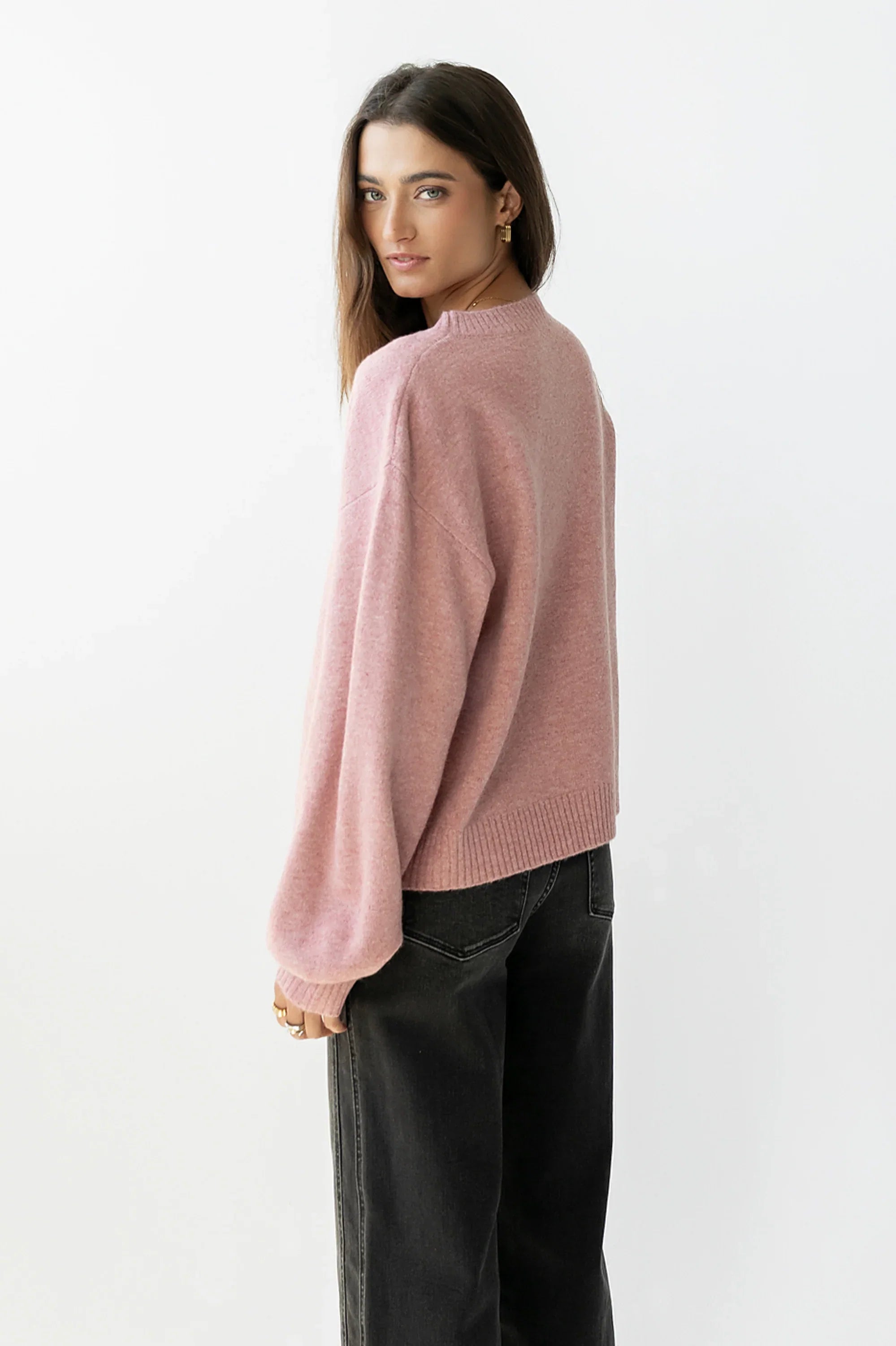 Josey Oversized Sweater in Pink FINAL SALE